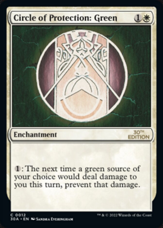 Circle of Protection: Green (012) - 30th Anniversary Edition