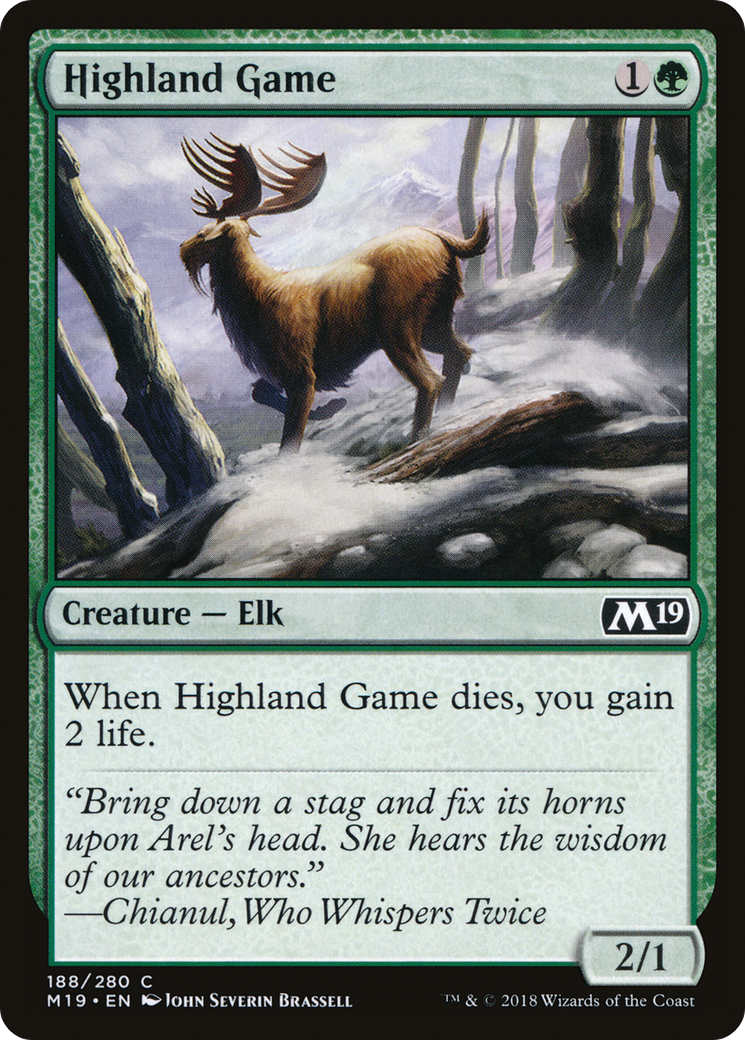 Highland Game (188) - Core Set 2019