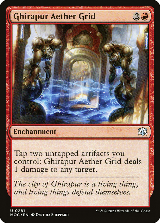 Ghirapur Aether Grid (281) - March of the Machine Commander