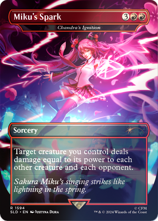 Chandra's Ignition (Miku's Spark) (1594) Rainbow Foil - Secret Lair Drop