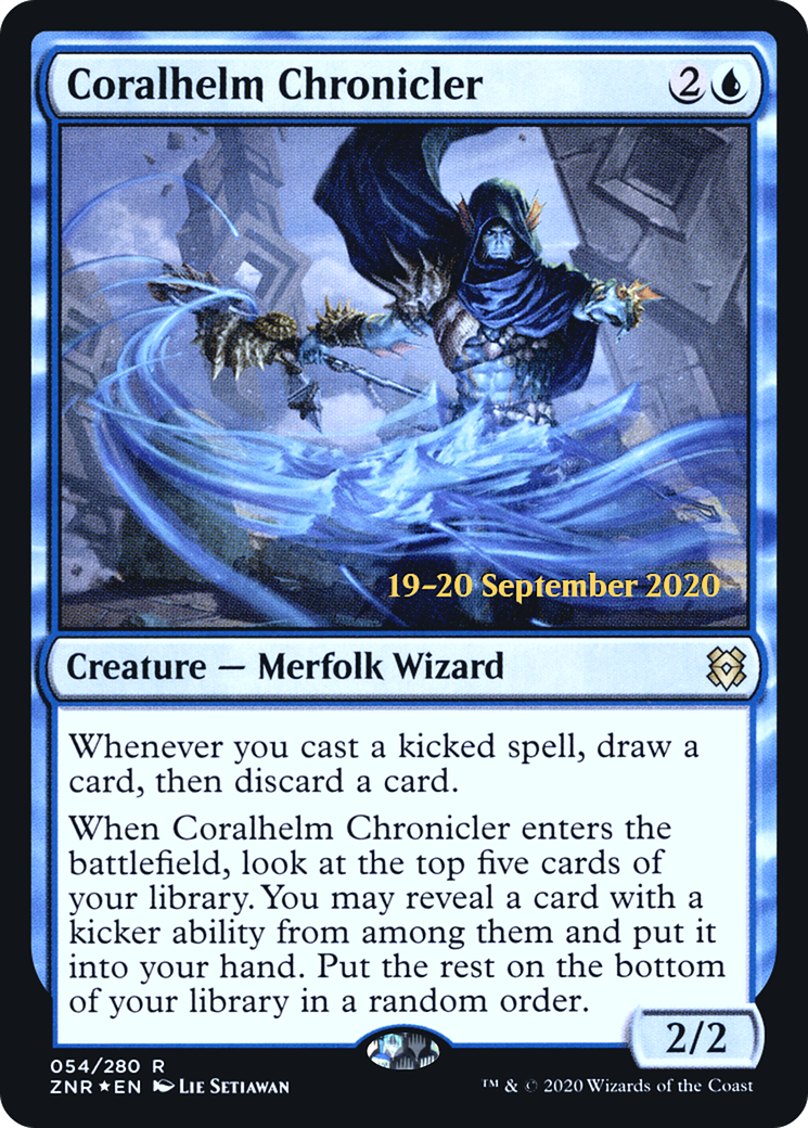 Coralhelm Chronicler (054) Foil - Zendikar Rising Promos