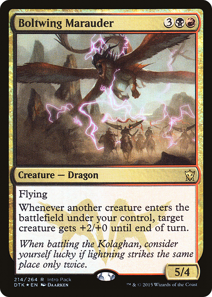 Boltwing Marauder (214) Foil - Dragons of Tarkir Promos