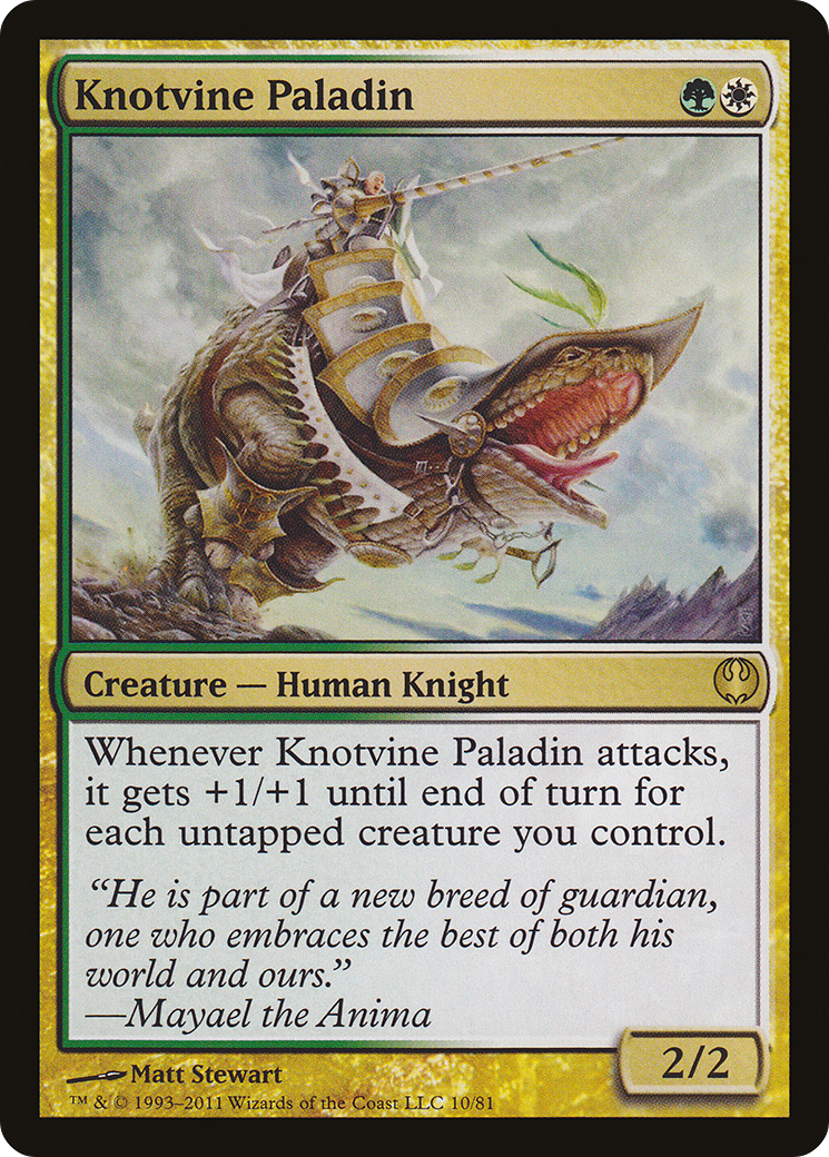 Knotvine Paladin [Duel Decks: Knights vs. Dragons] | Silver Goblin