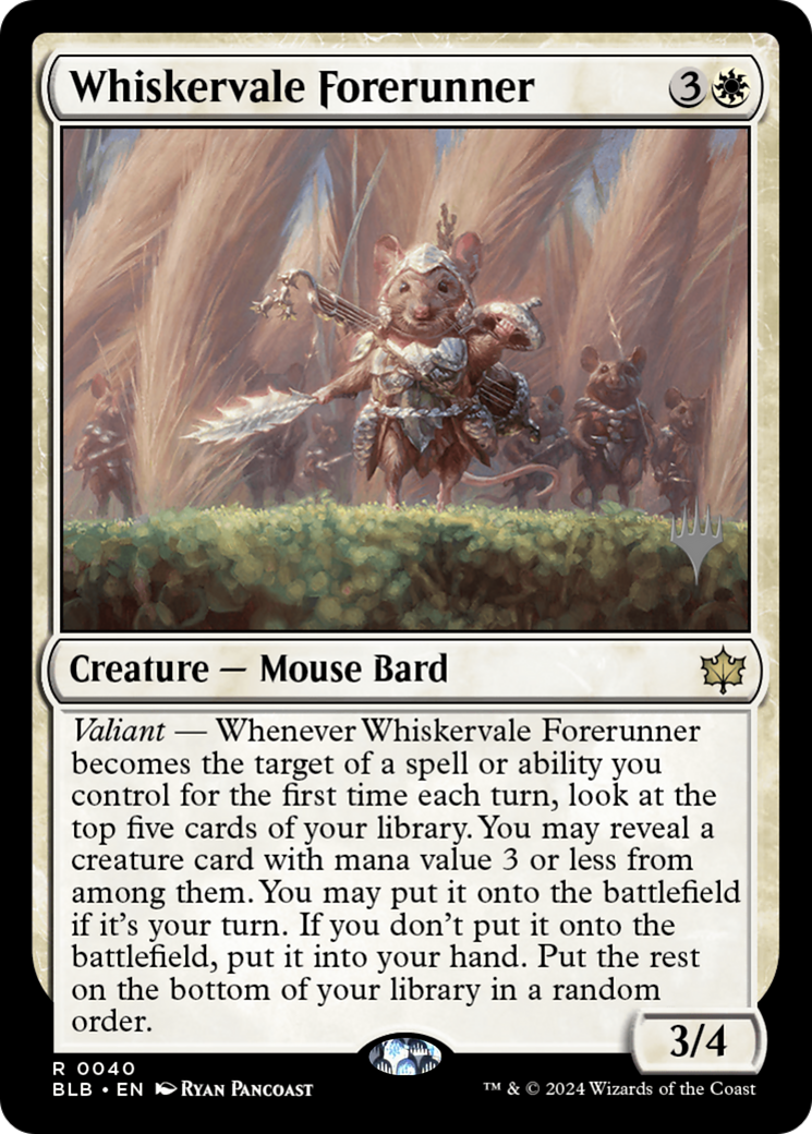 Whiskervale Forerunner (Promo Pack) [Bloomburrow Promos] | Silver Goblin