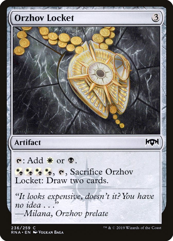 Orzhov Locket [Ravnica Allegiance] | Silver Goblin