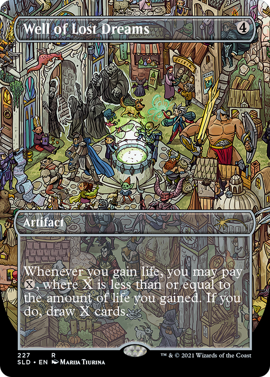 Well of Lost Dreams (227) (Borderless) [Secret Lair Drop Series] Foil