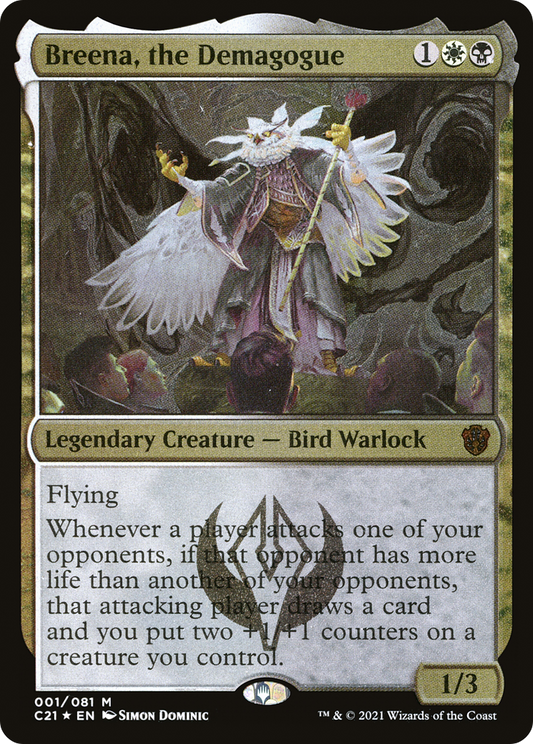 Breena, the Demagogue (001) Foil - Commander 2021 Display Commanders