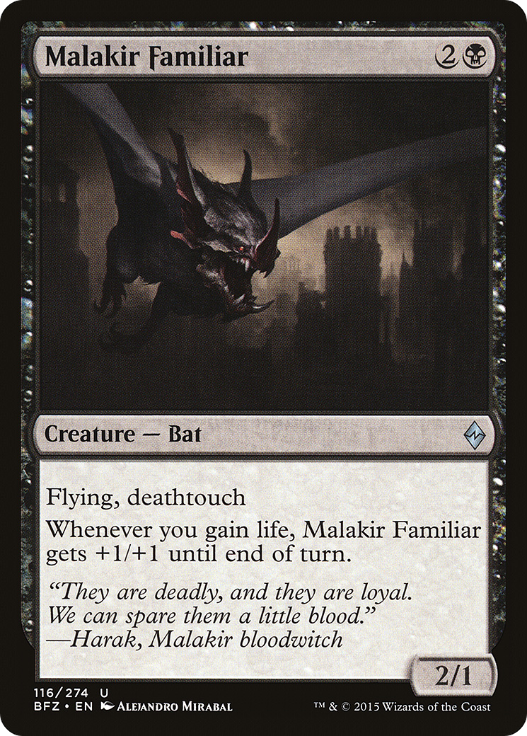 Malakir Familiar (116) - Battle for Zendikar