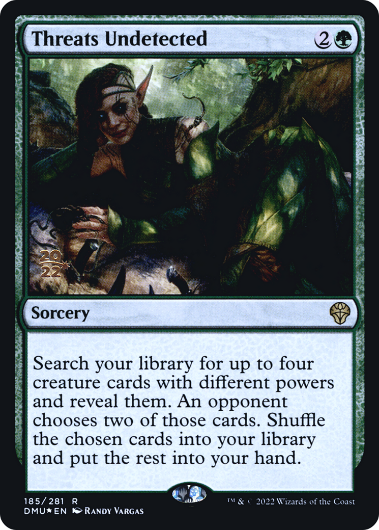 Threats Undetected (185) Foil - Dominaria United Promos