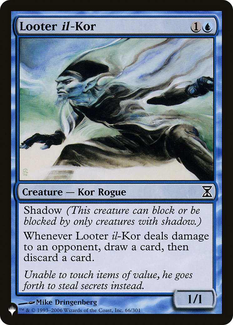 Looter il-Kor (TSP-66) - The List