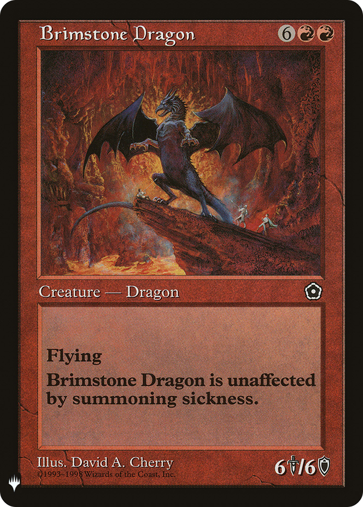 Brimstone Dragon (Retro) (P02-92) - The List