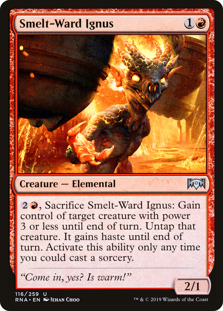 Smelt-Ward Ignus (116) - Ravnica Allegiance