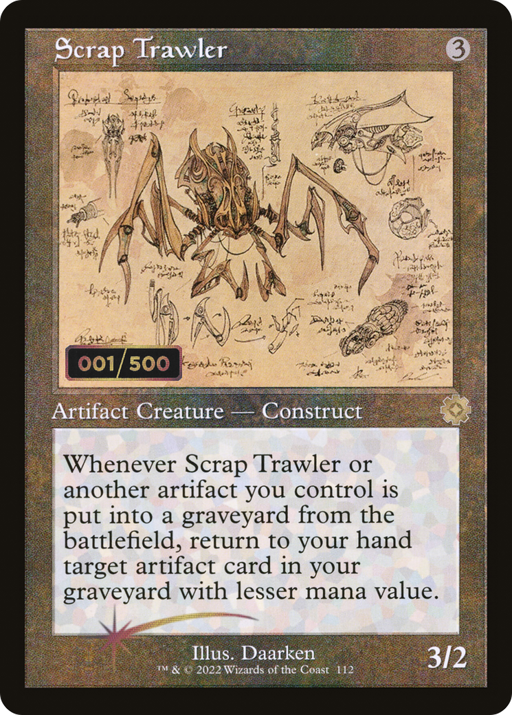 Scrap Trawler (Schematic) (Serial Numbered) (Retro) (112) Foil - The Brothers' War Retro Artifacts