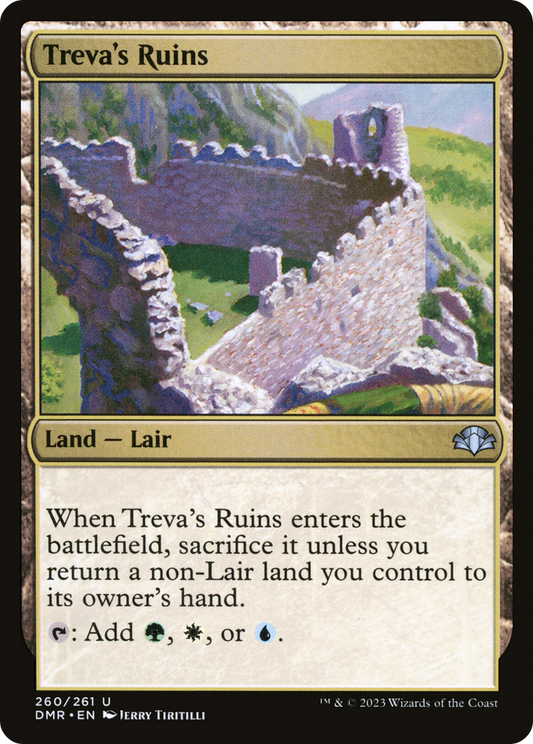 Treva's Ruins [Dominaria Remastered] Foil