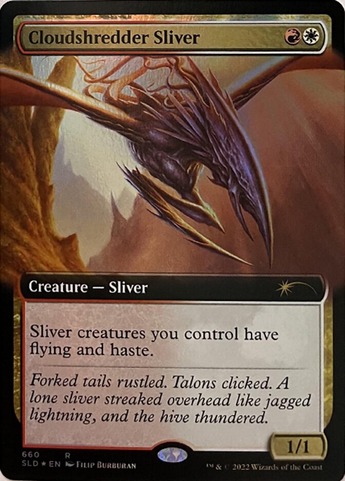 Cloudshredder Sliver (Extended Art) [Secret Lair Drop Promos] | Silver Goblin