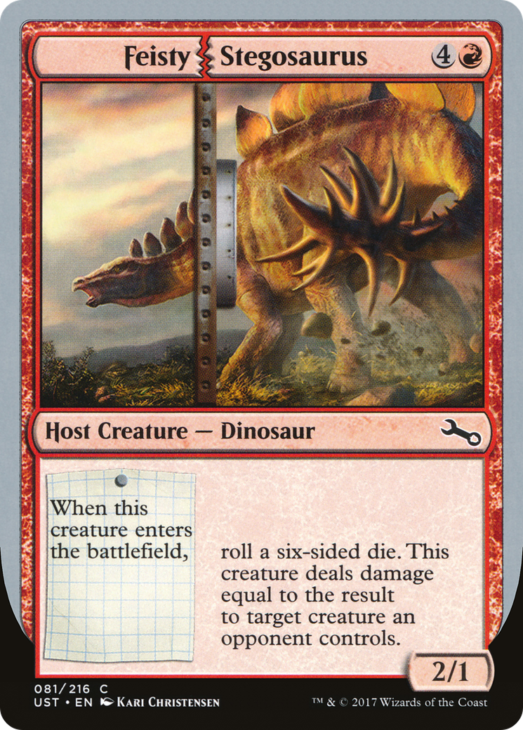 Feisty Stegosaurus (081) - Unstable