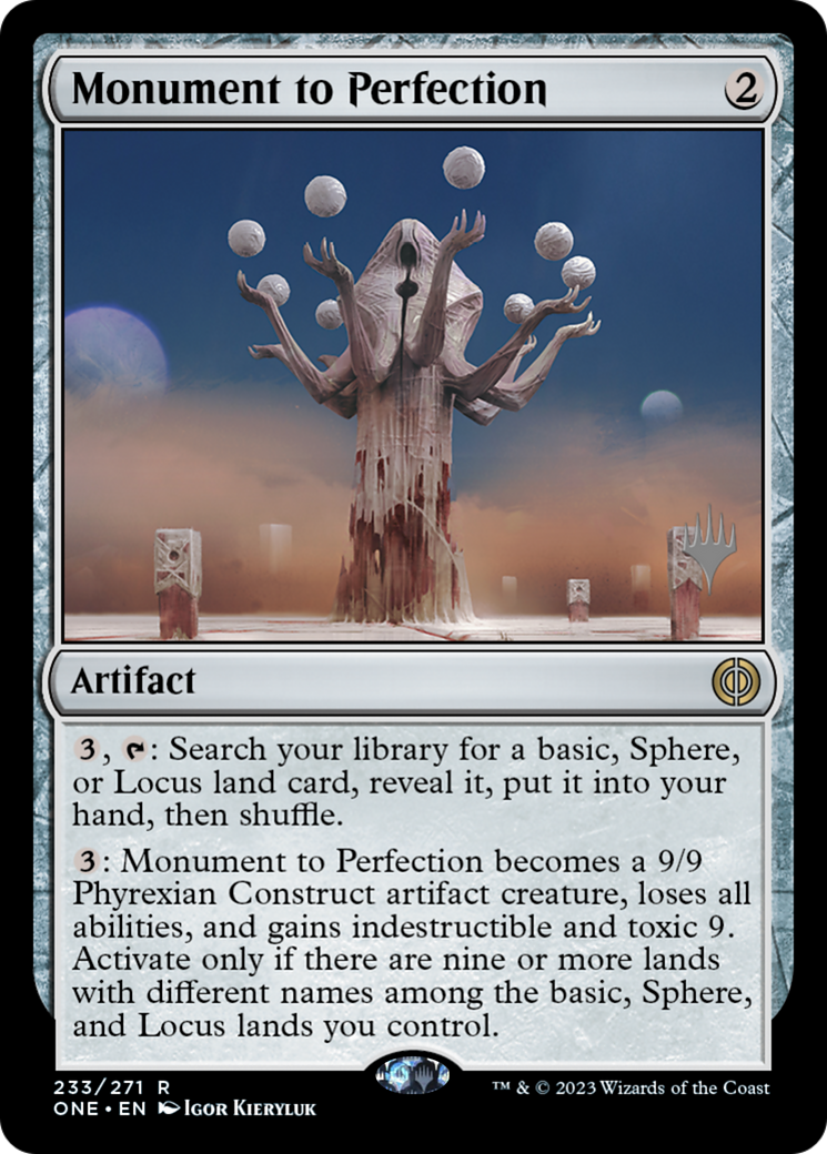 Monument to Perfection (233) - Phyrexia: All Will Be One Promos