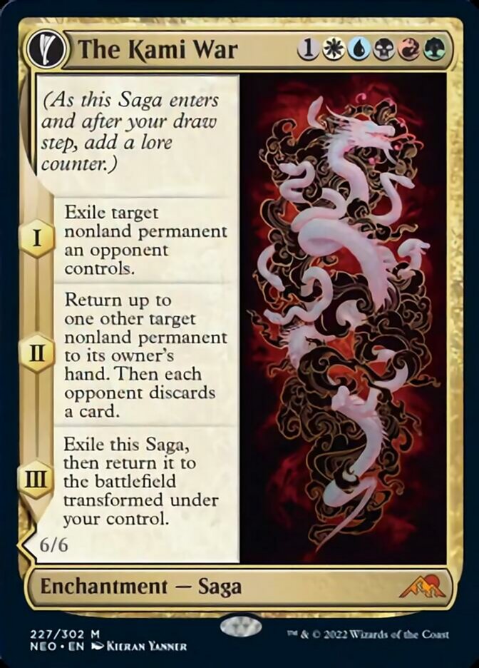 The Kami War (227) Foil - Kamigawa: Neon Dynasty
