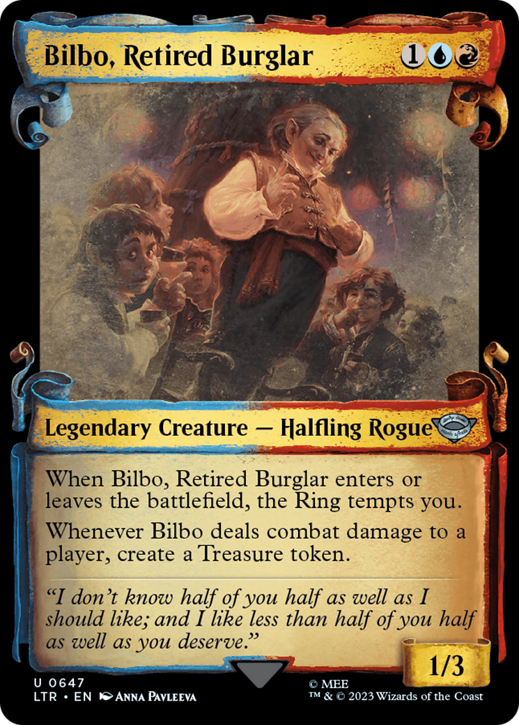 Bilbo, Retired Burglar (Showcase) (647) Foil - The Lord of the Rings: Tales of Middle-earth