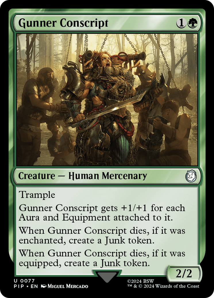 Gunner Conscript (077) - Fallout