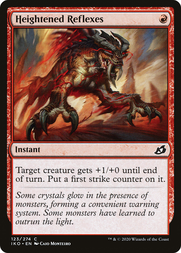 Heightened Reflexes (123) Foil - Ikoria: Lair of Behemoths