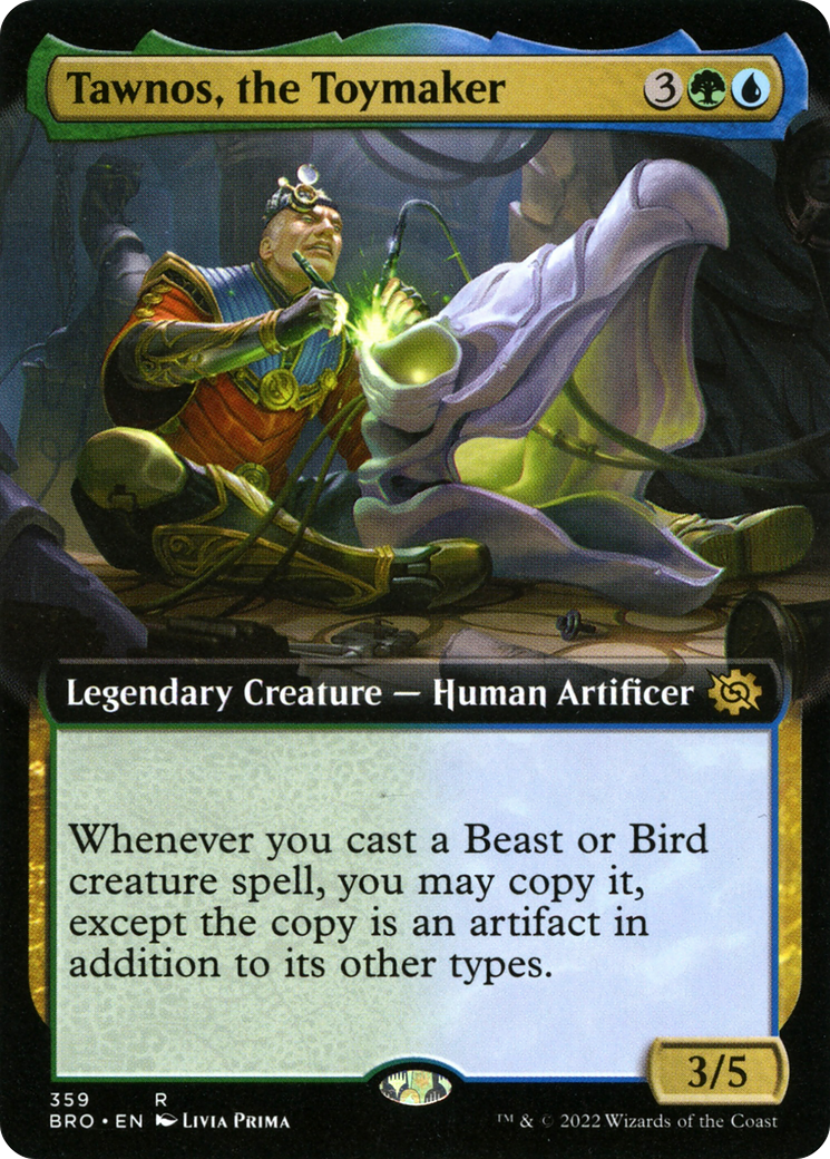 Tawnos, the Toymaker (Extended Art) (359) Foil - The Brothers' War