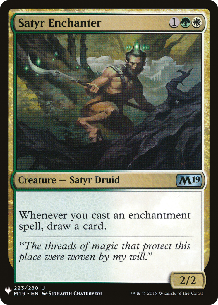 Satyr Enchanter (M19-223) - The List