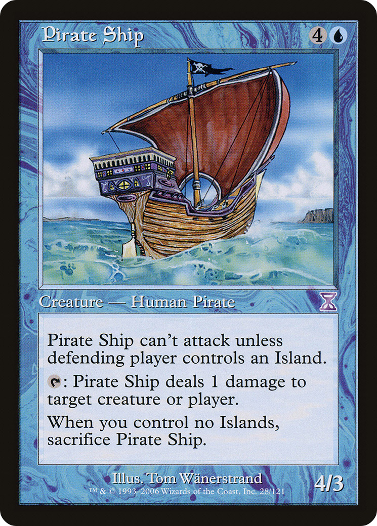 Pirate Ship (Retro) (028) Foil - Time Spiral Timeshifted
