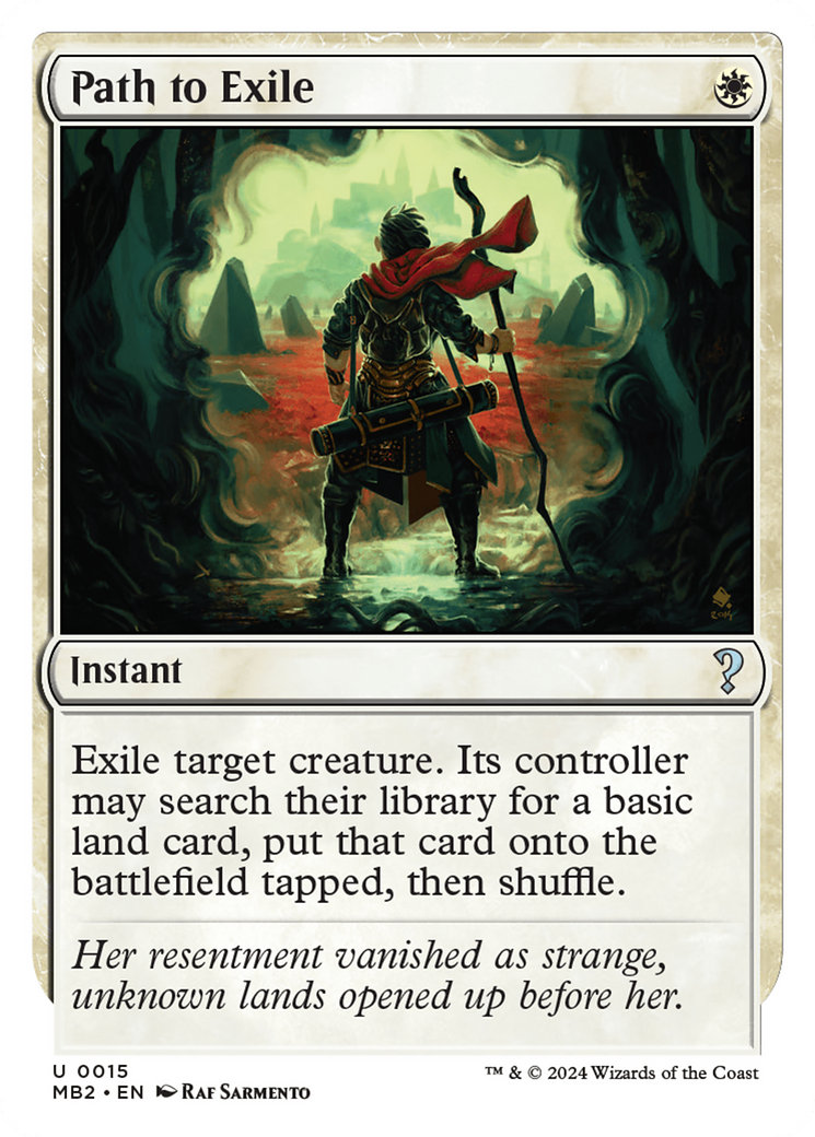 Path to Exile (White Border) (015) - Mystery Booster 2