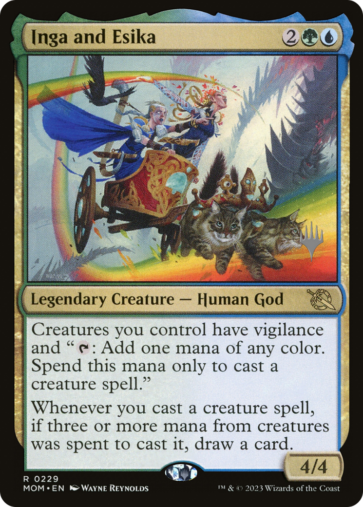 Inga and Esika (229p) Foil - March of the Machine Promos