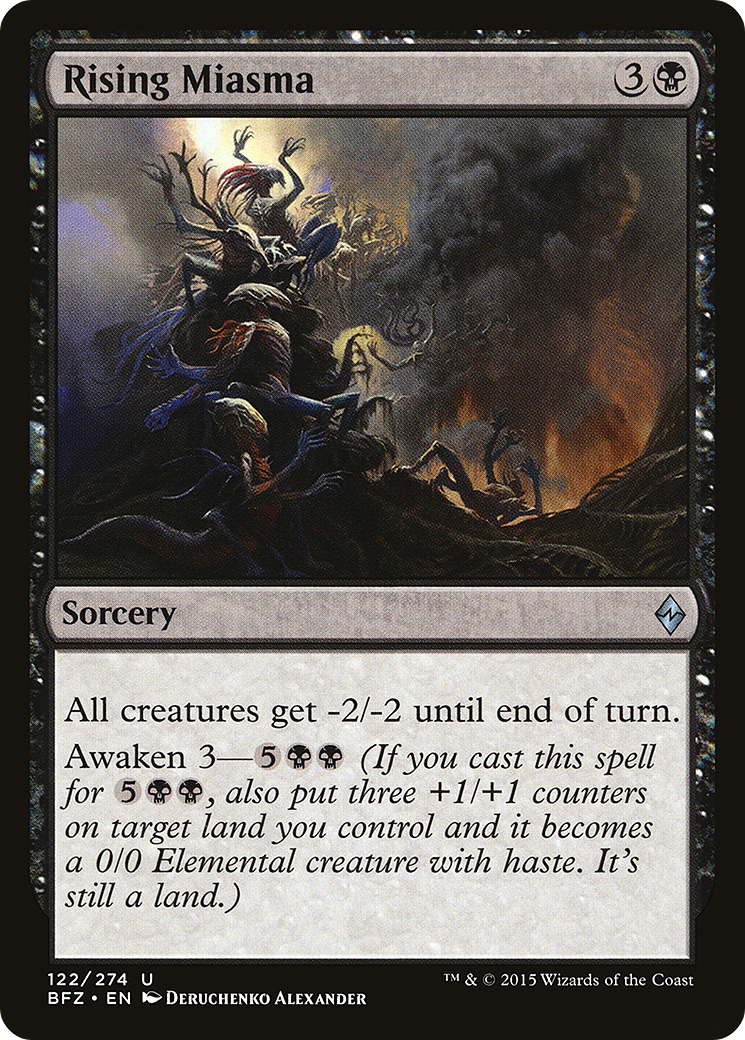 Rising Miasma (122) - Battle for Zendikar