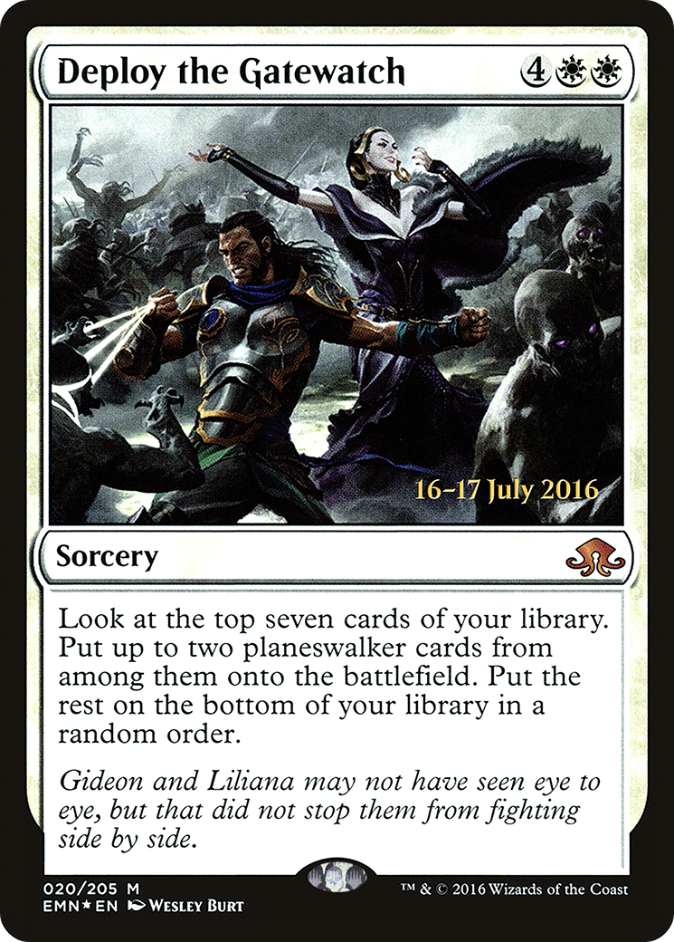 Deploy the Gatewatch (20s) Foil - Eldritch Moon Promos