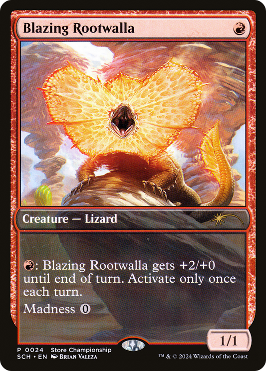 Blazing Rootwalla (024) - Store Championships