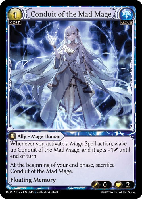 Conduit of the Mad Mage (243) [Dawn of Ashes: Alter Edition] Foil