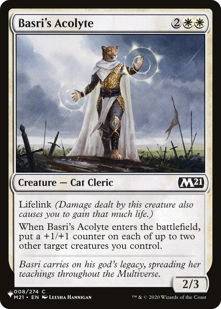 Basri's Acolyte (M21-8) - The List