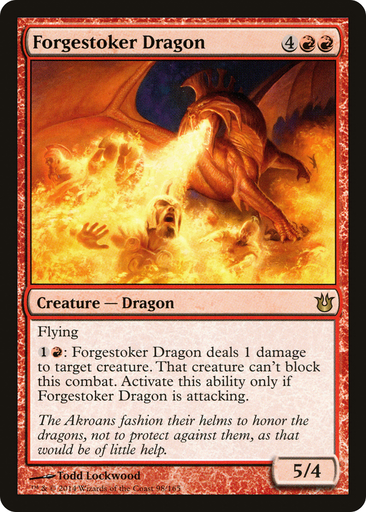 Forgestoker Dragon (098) Foil - Born of the Gods