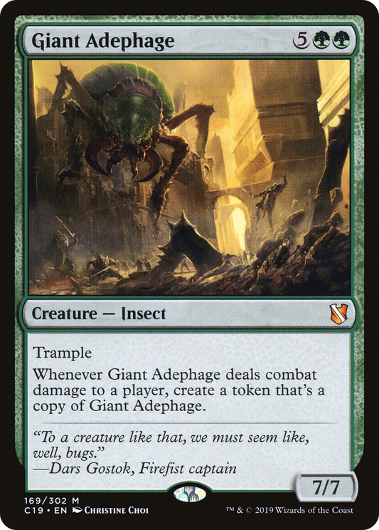 Giant Adephage (169) - Commander 2019