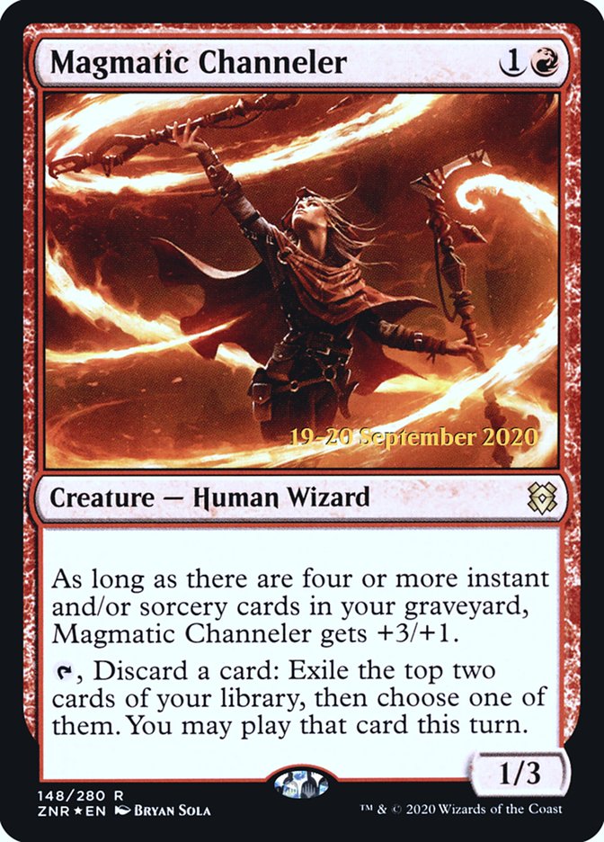 Magmatic Channeler [Zendikar Rising Prerelease Promos] | Silver Goblin