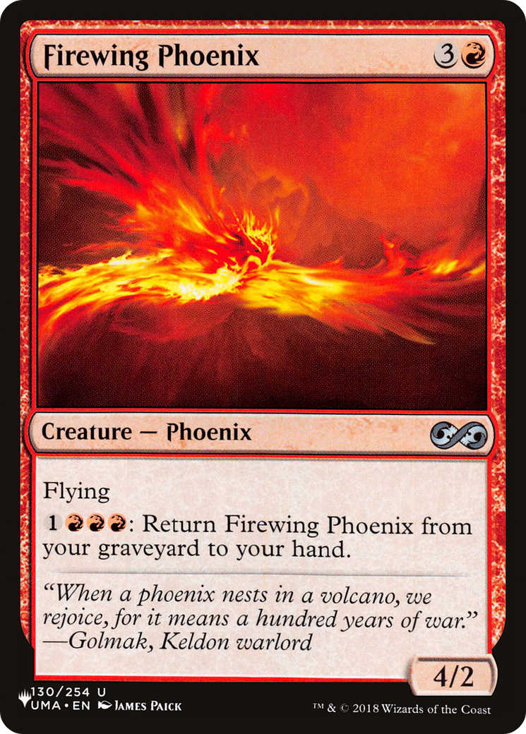 Firewing Phoenix (UMA-130) - The List