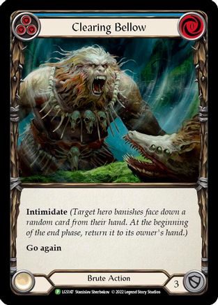 Clearing Bellow (LGS147) Rainbow Foil - FaB Promos