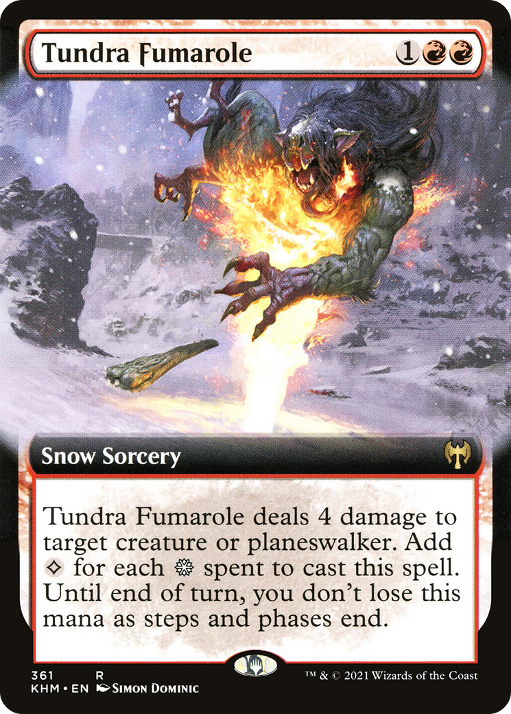Tundra Fumarole (Extended Art) (361) - Kaldheim