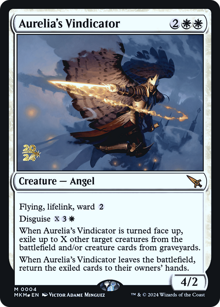Aurelia's Vindicator (004) Foil - Murders at Karlov Manor Promos