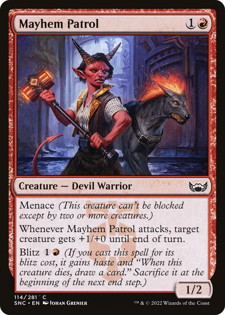 Mayhem Patrol (114) Foil - Streets of New Capenna