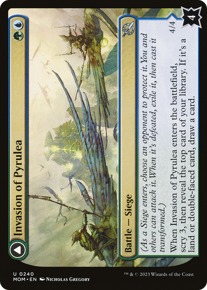 Invasion of Pyrulea // Gargantuan Slabhorn (240) - March of the Machine