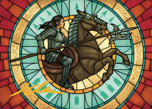Tori D'Avenant, Fury Rider Art Card (Gold-Stamped Signature) [Dominaria United Art Series]