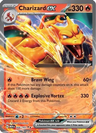 Charizard ex (6) Holofoil - Scarlet & Violet 151