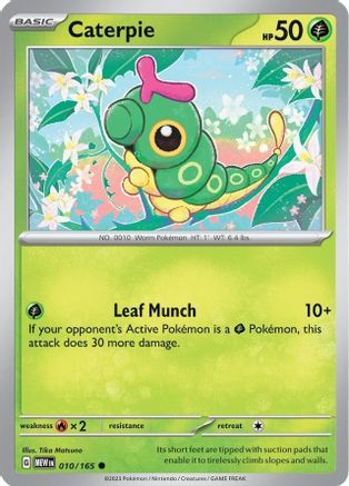 Caterpie (10) Reverse Holofoil - 151