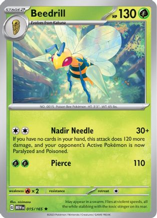 Beedrill (15) Holofoil - Scarlet & Violet 151