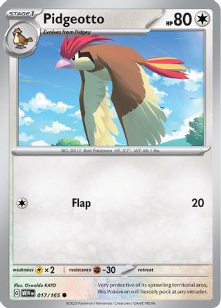 Pidgeotto (17) - SV Scarlet & Violet 151