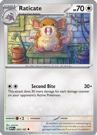 Raticate (20) - SV Scarlet & Violet 151